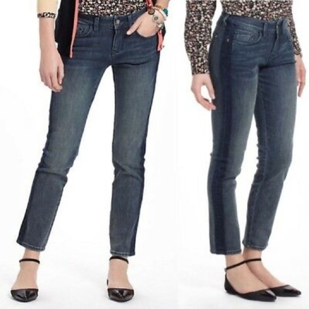 Anthropologie Pilcro Stet Jeans Tuxedo Stripe 27